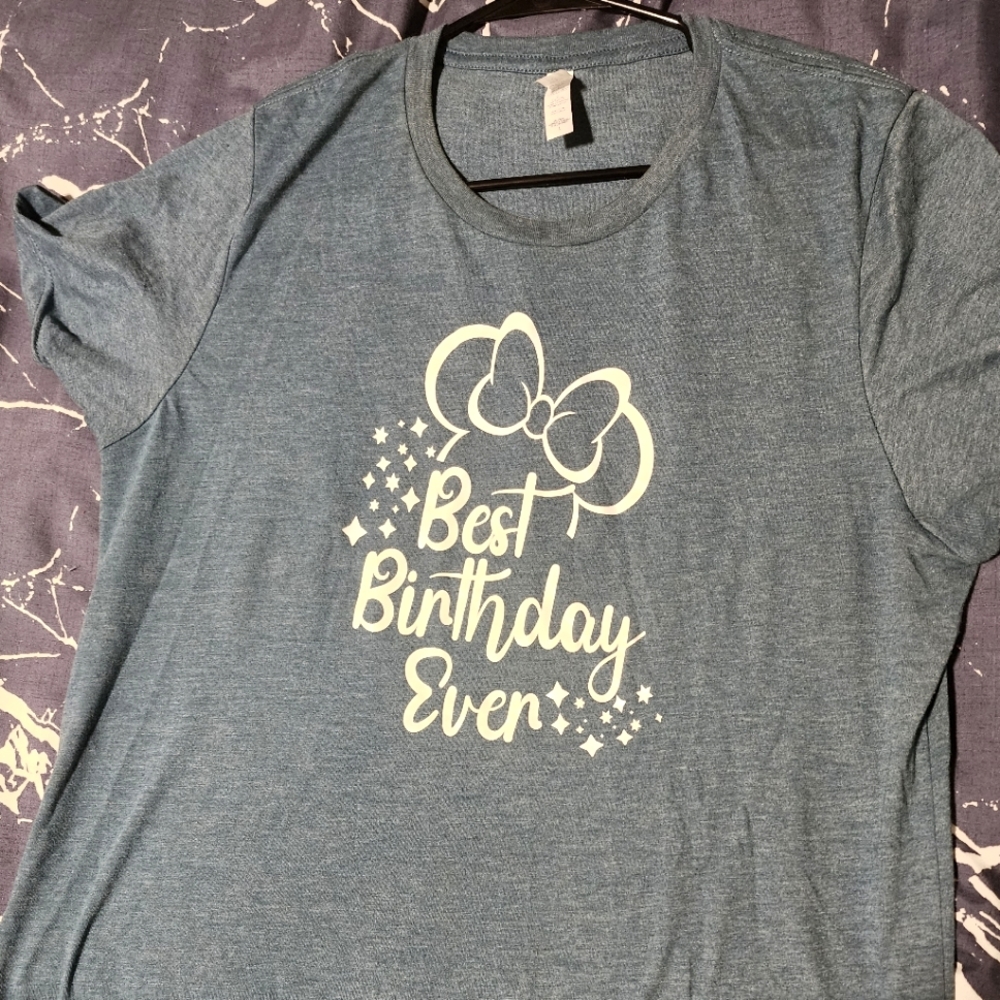 Best Birthday Ever disney shirt